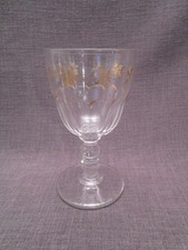 Verre de table ancien en