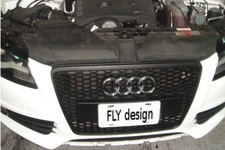 Noir Mat Mesh Grille pour rs4