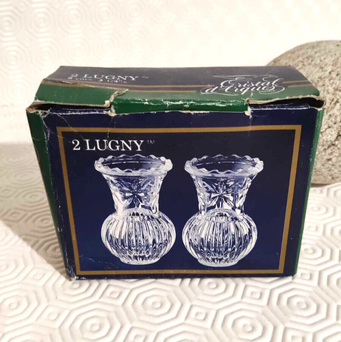 Vase soliflore lugny cristal - 2,