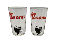 ? Lot de 2 verres publicitaires CASANIS « Momie » – Pastis Corse – Vintage