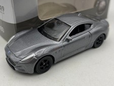 1:60 WELLY MASERATI GRANTURISMO FOLGORE gris voiture sport métal diecast Ref: 52