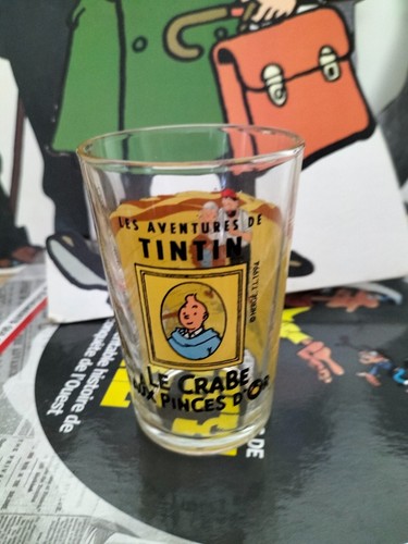 Verre tintin crabe - verre, le