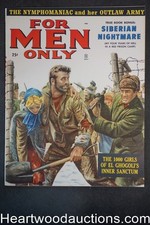 For Men Only Nov 1958 Detroit's Black Knights, Interior Bondage - High Grade- NA