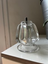 Pied de lampe en cristal style Daum Baccarat 1940