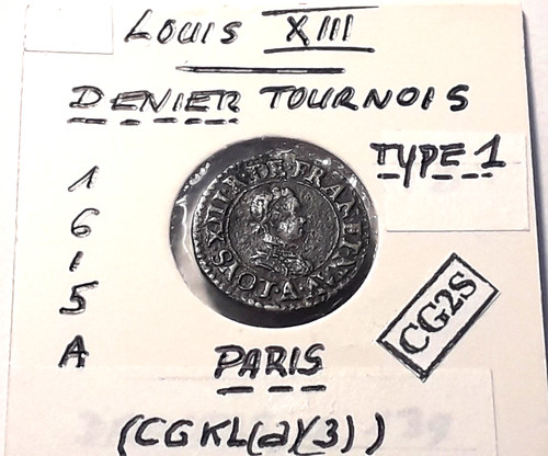 Louis xiii denier tournois - louis,