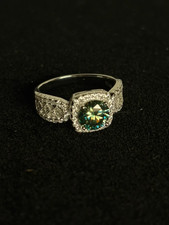 Bague Argent 925 Moissanite 1