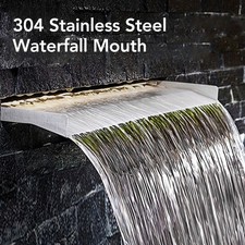 Bec Cascade Décoratif En Acier Inoxydable Pour Piscine De Jardin Villa