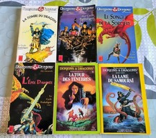 6 Livres Donjons Et Dragons