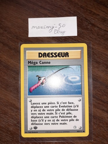 Carte pokémon méga - méga, canne