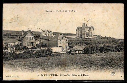 Cpa saint laurent - cpa, chalets