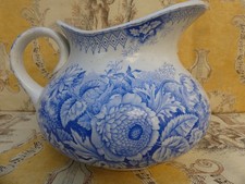 BROC de Toilette, ST AMAND ,HAMAGE NORD, modèle JARDINIERE,en très bon état bleu