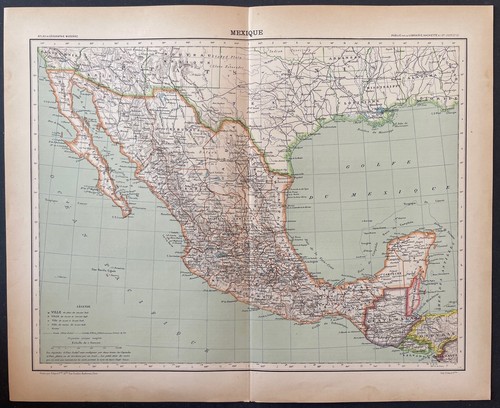 Mexique carte géographique - mexique,