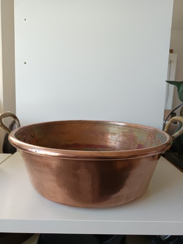 Bassine confiture cuivre lourd - bassine,