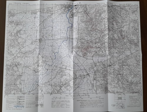 Carte para ww2 dozule - gb,