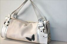 LANCEL Sac Cuir Grainé Blanc