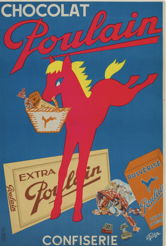 Affiche poster poulain - affiche,