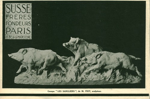 Publicité ancienne sangliers