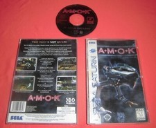 Saturn A.M.O.K AMOK [NTSC (USA)] Complet Sega Console *JRF*