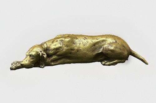 Ancienne statue chien - ancienne,