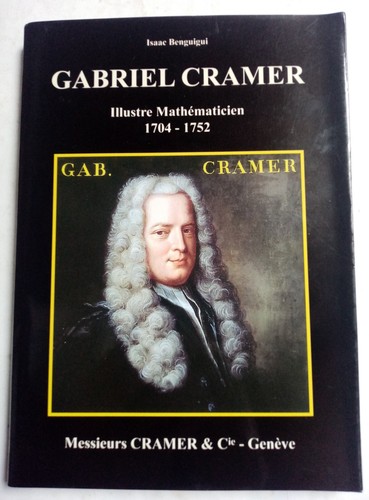 Livre gabriel cramer - :,