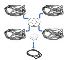 Porte + Coffre Caoutchouc