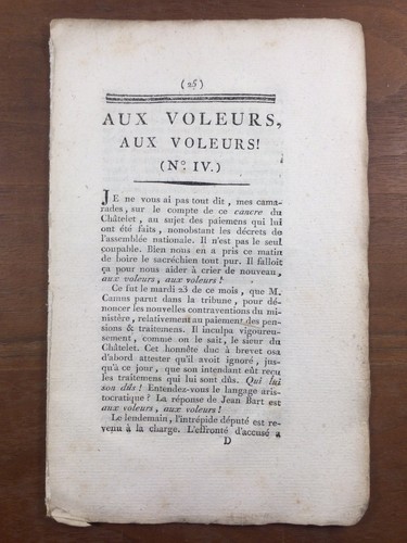 Rarissime journal révolution - journal,