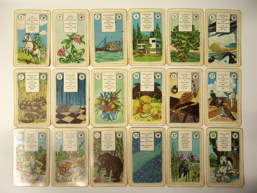 Ancien jeu cartes - jeu, complet