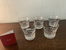 18 verres à whisky modèle Gloria en cristal de Baccarat (prix à la pièce)