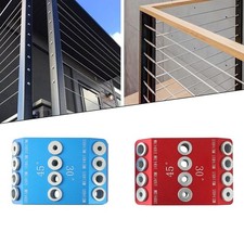 Pour balustrades d'escalier en bois guide de perceuse angulaire gabarit de perce