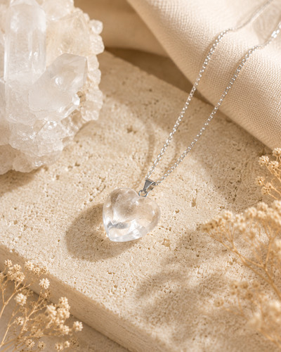 Collier pendentif cœur - , en