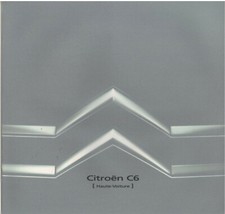 Catalogue brochure Citroën C6 "Haute voiture" 2005 Grande Bretagne / UK