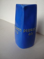 ANCIEN PICHET PUBLICITAIRE CERAMIQUE PASTIS PERNOD 45 PERNOD FILS 1950