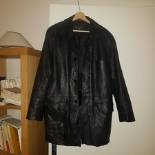 Veste Giorgio 3/4 cuir véritable T.L