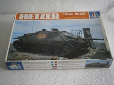 MAQUETTE CHAR PANZER ALLEMAND GERMAN HETZER ITALERI No 209 - 1/35 lire l'annonce