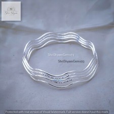 Bijoux en zig zag vague martelé et uni 5 pièces GS argent micro squiggle