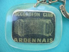 Porte clés - ACCORDEON  Club Ardennais - Festival International CHARLEVILLE 1966