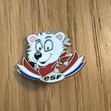 Broche Médaille de Ski ESF "OURSON" Brevet Niveau test enfant Récompense
