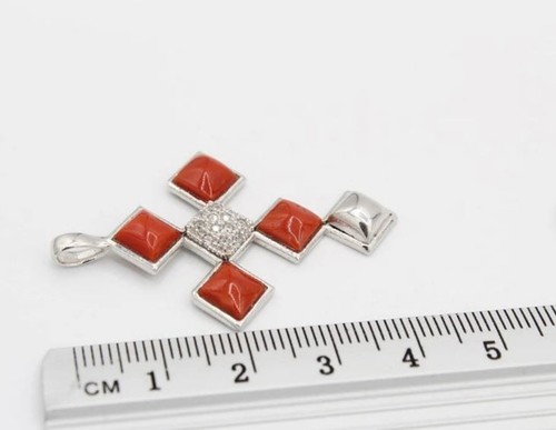 Naturel corail rouge diamant - naturel,