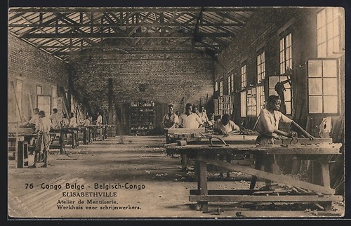 Cpa elisabethville atelier - cpa, elisabethville,