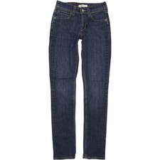 Levi's 471  Femme Bleu Skinny Slim Stretch Jeans W28 L34 (72459)