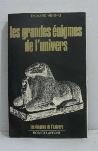 Les grandes énigmes - , de