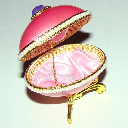 Boite bijoux oeuf - boite, faberge