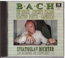 Bach : Concerto italien, 3 Sonates, 5 Duos, Caprice / Sviatoslav Richter - CD