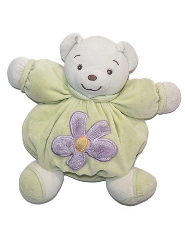Kaloo doudou ours - boule, vert