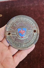VINTAGE ENAMEL CAR CLUB BADGE