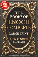 The Books of Enoch Complete Large Print Illustrated 1 2 3 Enoch Commentary