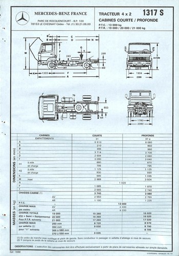Mercedes trucks fiche - trucks,