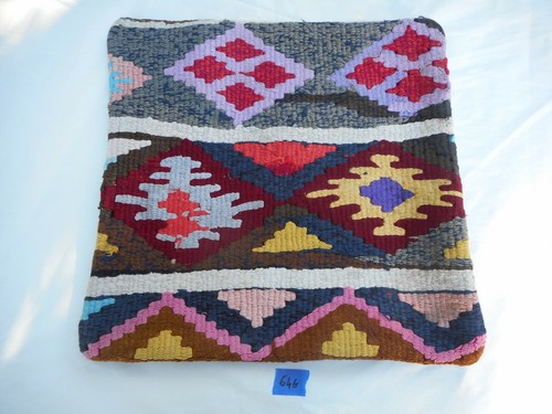 Unique kilim pillow cover - ,