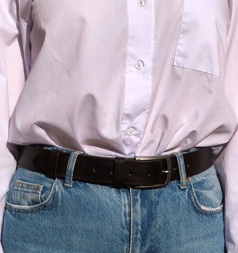 Ceinture femme large cuir - , de
