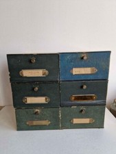 Lot de 6 boîtes à archives de notaire année 30